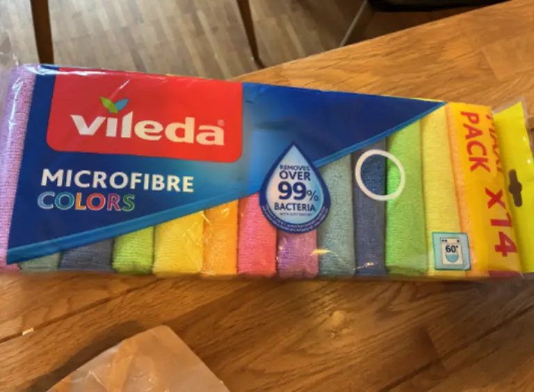 Vileda Mikrofasertücher in der Verpackung